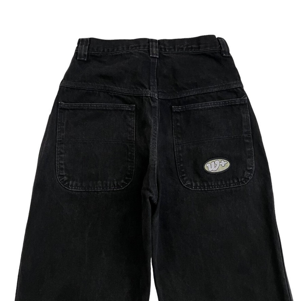 Vintage 2000s Y2K Wrangler Women's Black Denim Jean's size 18 Reg. - Skateboard